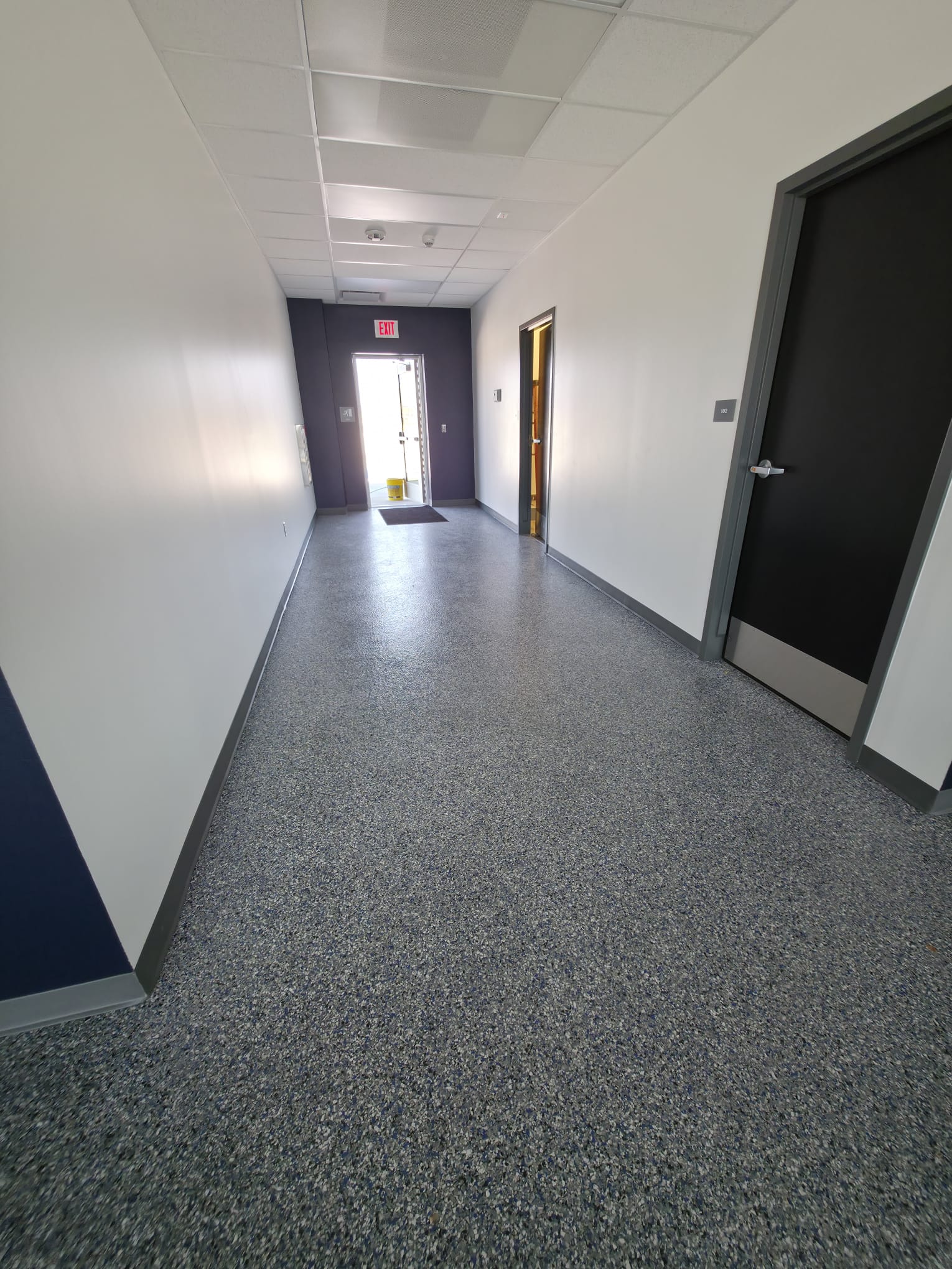 Epoxy Flake System Floor – project 6