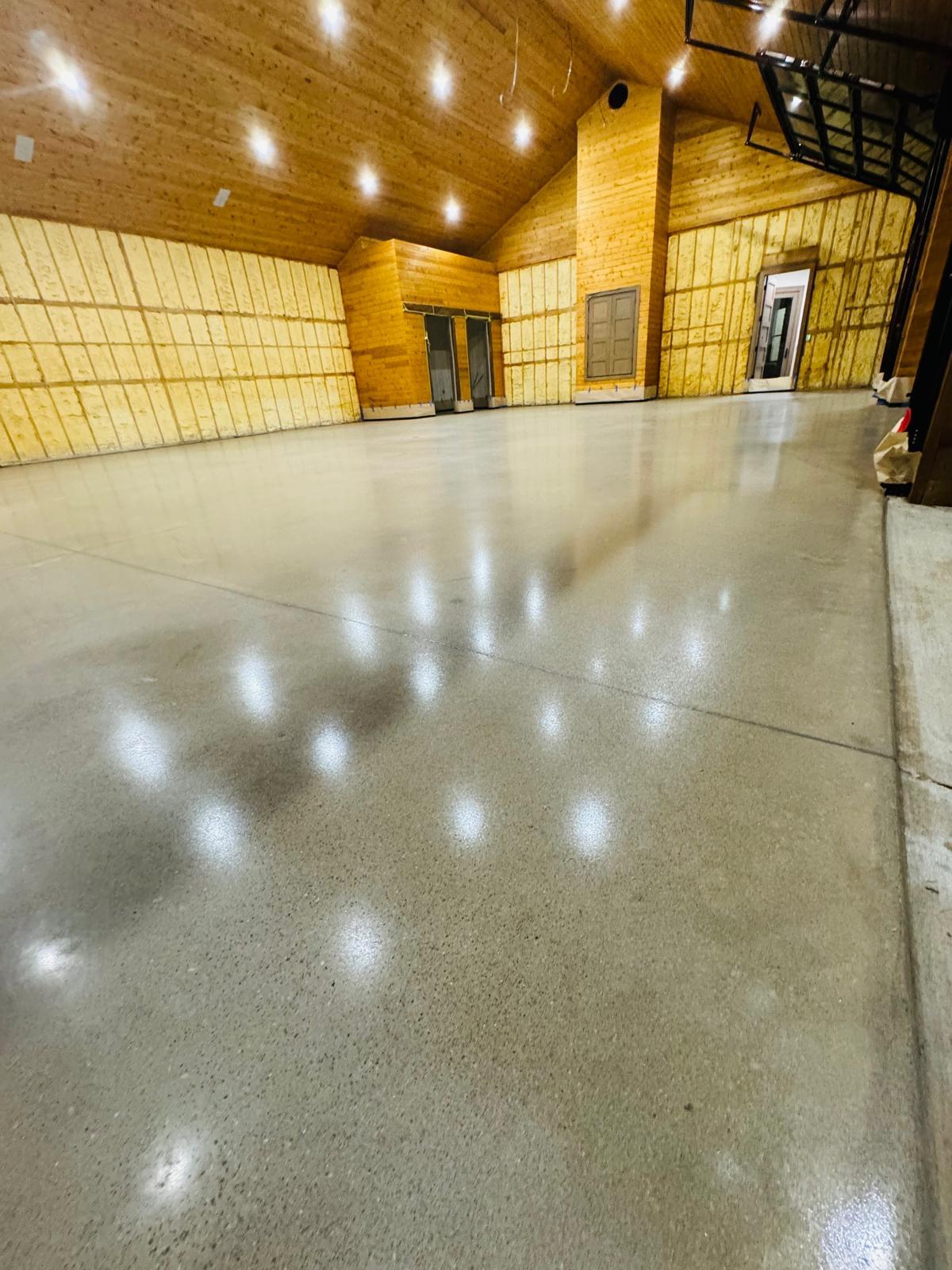 Polished Concrete Warehouse Floor